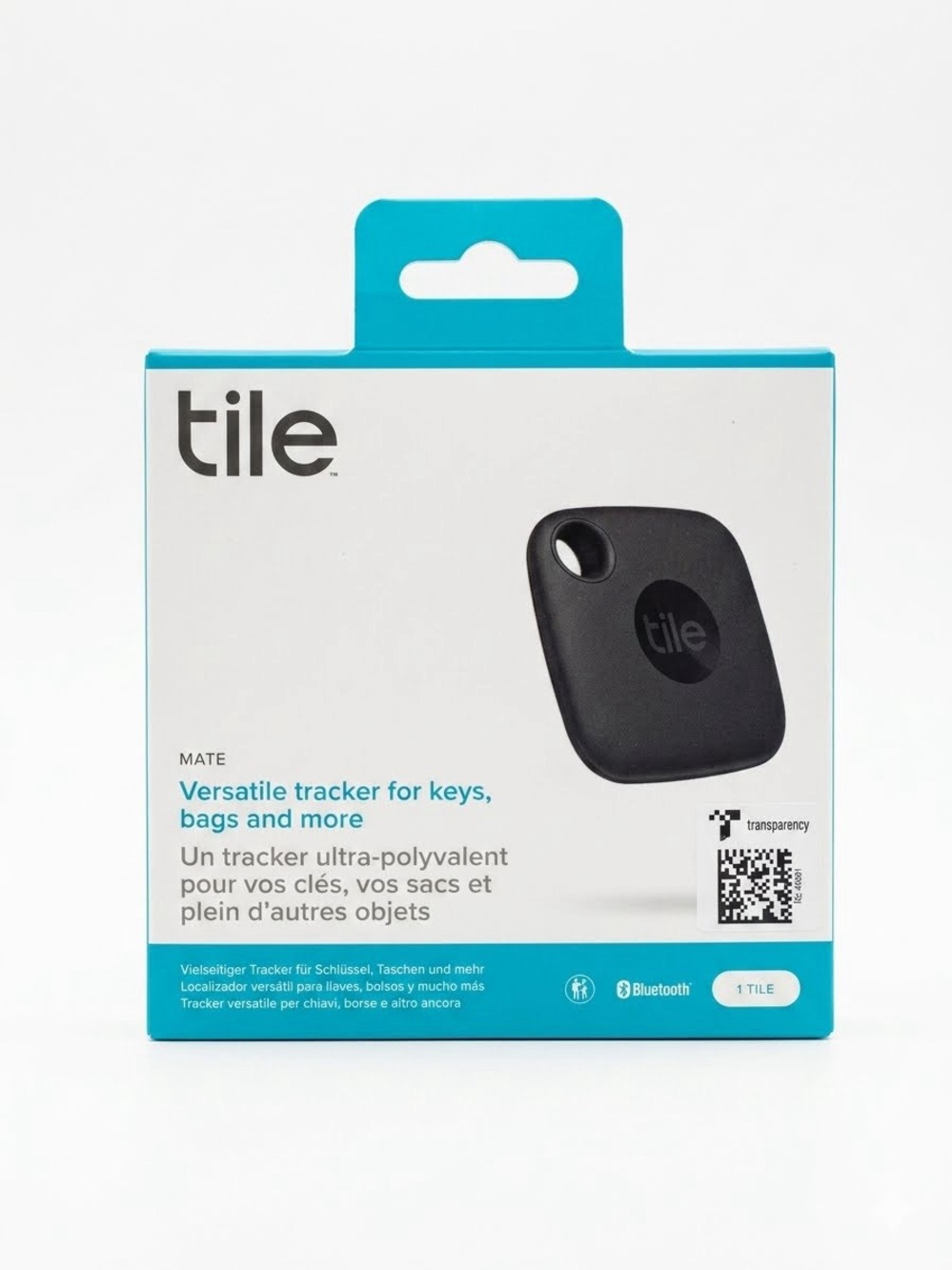 Tile Mate Bluetooth Tracker Keys Finder Item Locator Black New Sealed